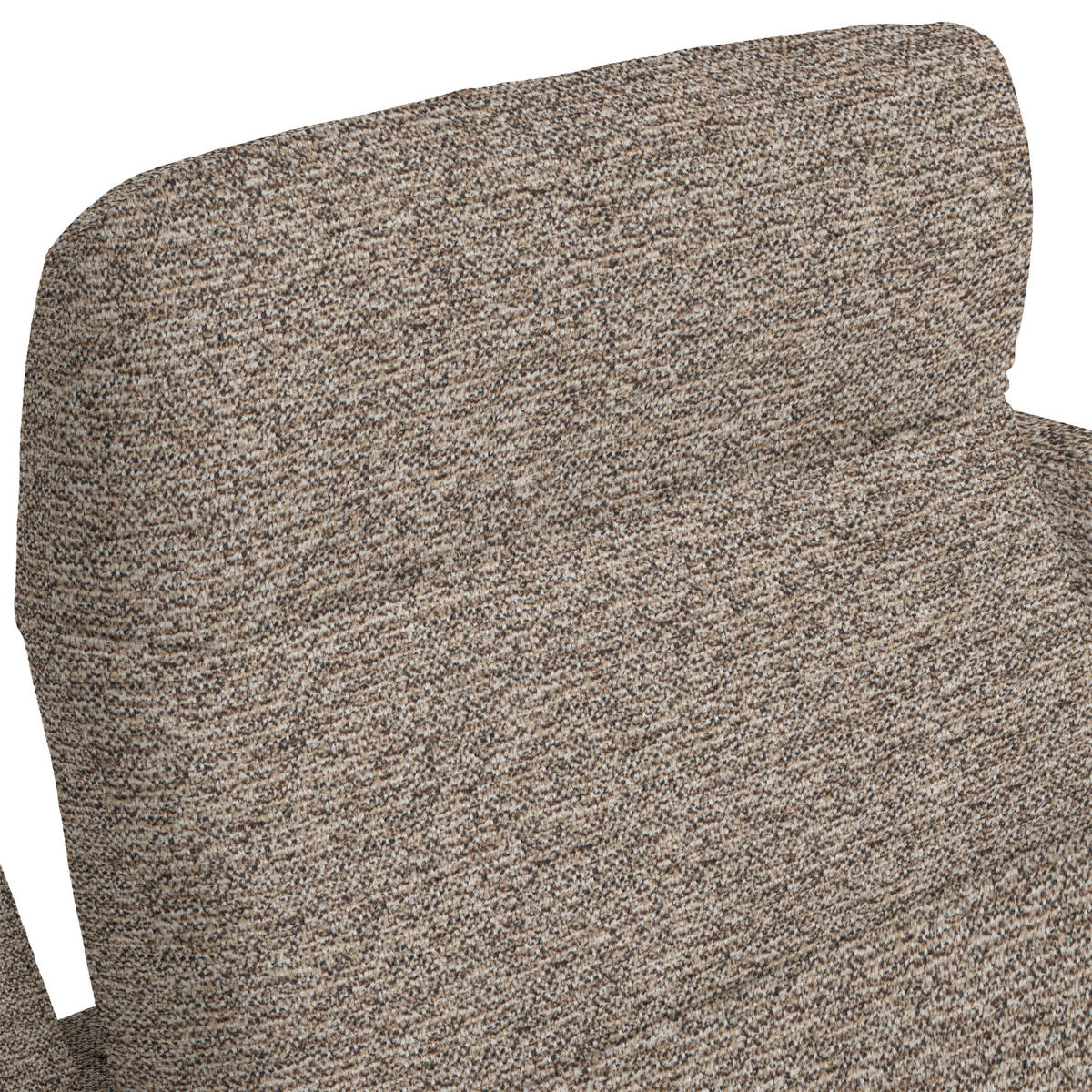 ECKSOFA in Chenille, Flachgewebe Beige  165/318 cm  - Beige/Schwarz, Design, Textil/Metall (165/318cm) - Xora