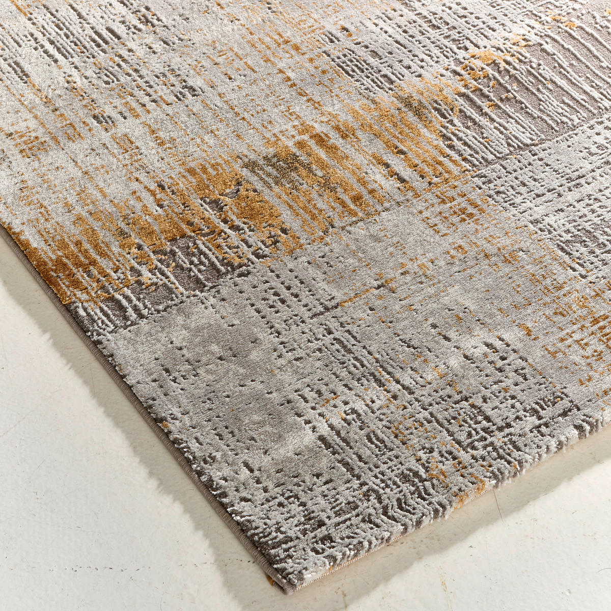 VINTAGE-TEPPICH 80/150 cm Gelb, Grau  - Gelb/Grau, Design, Textil (80/150cm) - Novel