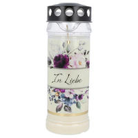 GRABLICHT - Lila/Schwarz, Basics, Naturmaterialien/Kunststoff (7,5/7,5/21,6cm)