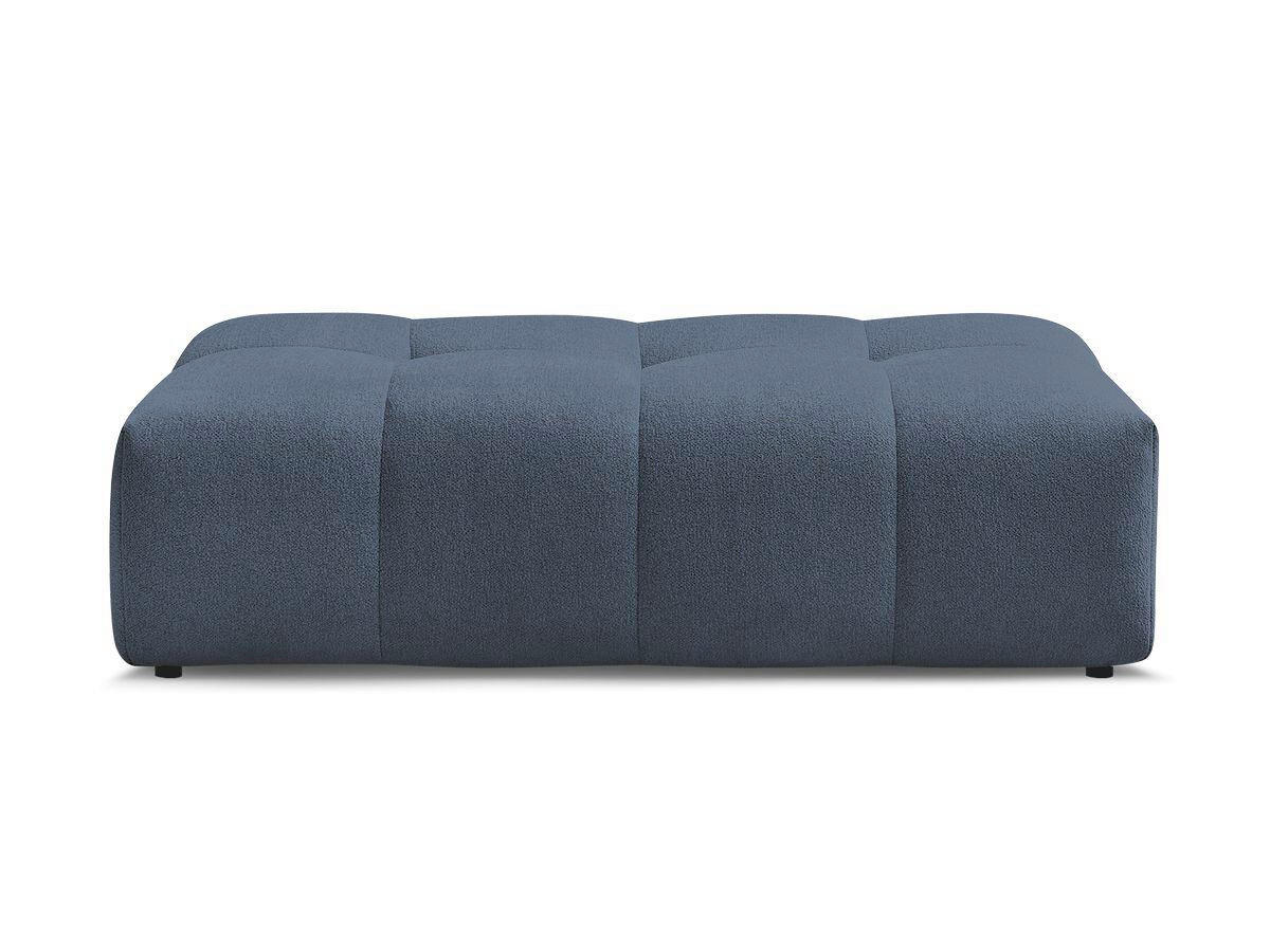 HOCKER EVEREST Flachgewebe Dunkelblau  - Schwarz/Dunkelblau, MODERN, Kunststoff/Textil (166/100/40cm)
