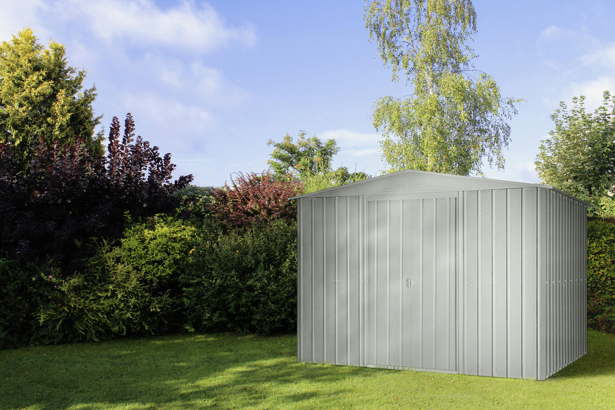 GERÄTEHAUS 308/202/247 cm  - Silberfarben, Basics, Metall (308/202/247cm)