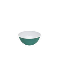 SCHÜSSEL Nature Green Dark 22 cm   - Grün, LIFESTYLE, Metall (22cm) - Riess