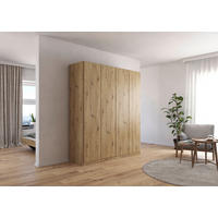 FALTTÜRENSCHRANK 181/210/54 cm 2-türig Eiche Artisan  - Eiche Artisan, Holzwerkstoff (181/210/54cm) - Rauch Möbel