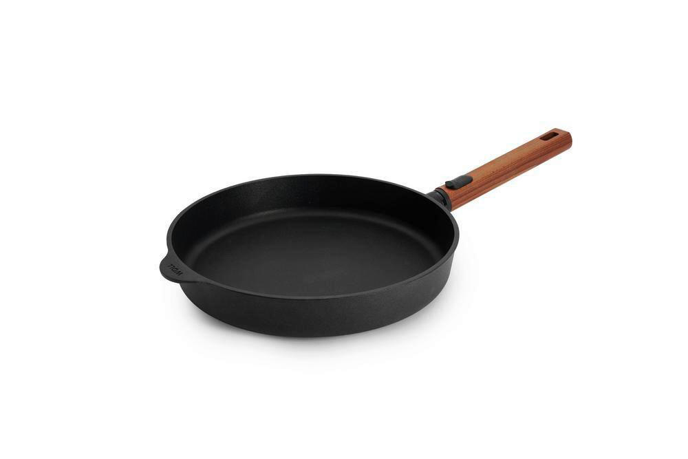 BRATPFANNE Eco Logic 28 cm  - Anthrazit, Basics, Metall (28cm) - WOLL