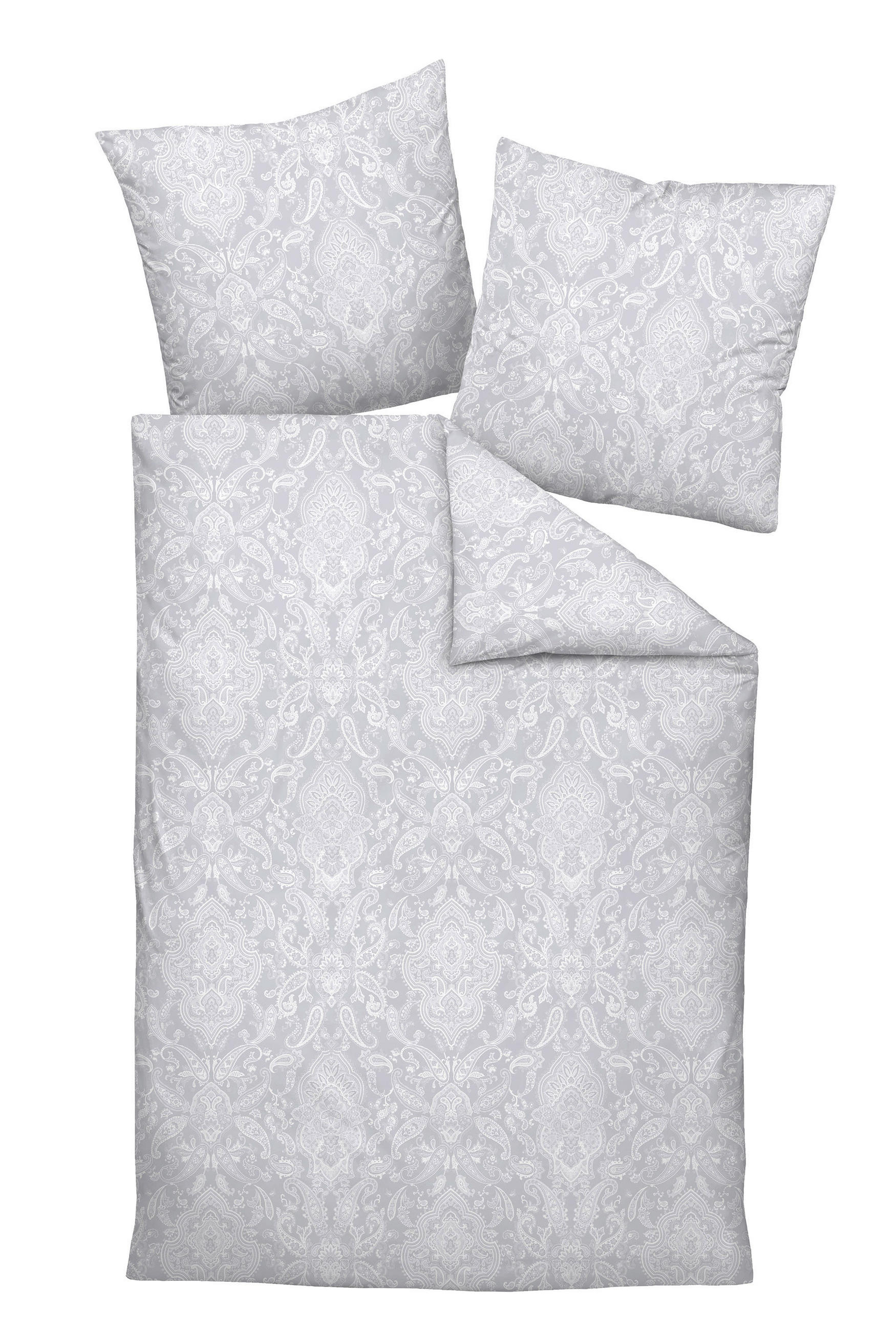 POSTELJINA 135/200 cm   - siva, Konvencionalno, tekstil (135/200cm) - Janine