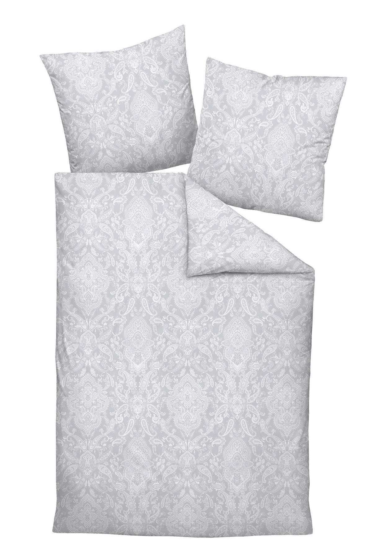 POSTELJINA 135/200 cm   - siva, Konvencionalno, tekstil (135/200cm) - Janine