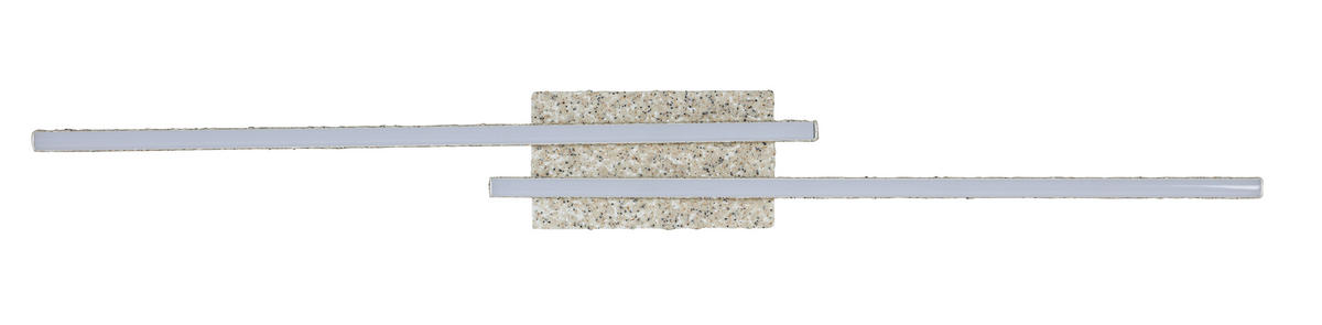 DECKENLEUCHTE 80/9/5,5 cm  - Weiß, Trend, Kunststoff/Metall (80/9/5,5cm) - Collett's Monde