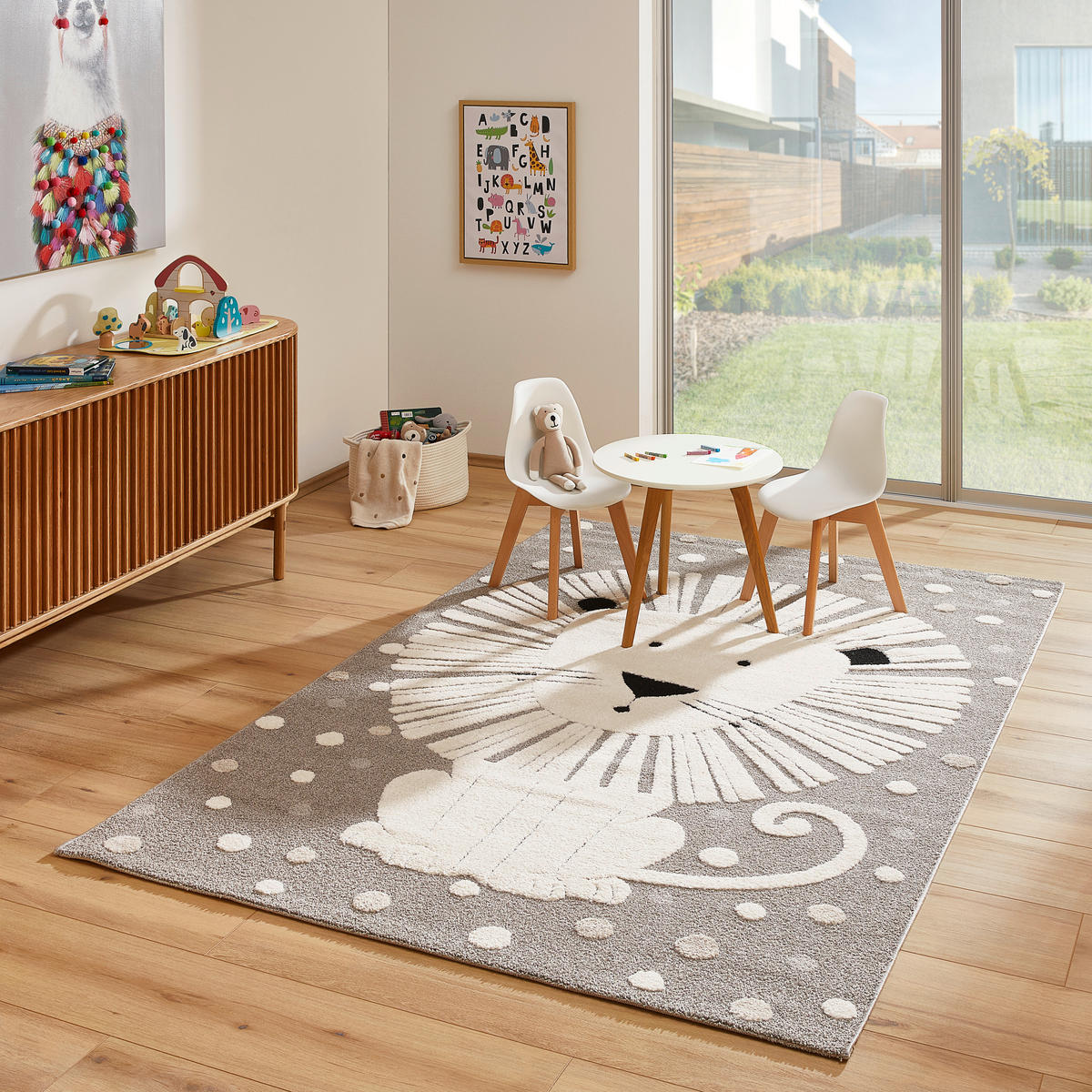 DĚTSKÝ KOBEREC, 80/150 cm, šedá - šedá, Trend, textil (80/150cm) - Ben'n'jen