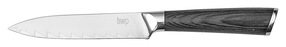 ALLROUNDKNIV 24 cm  - stålfärgad, Basics, metall/trä (24cm) - Homeware Profession.