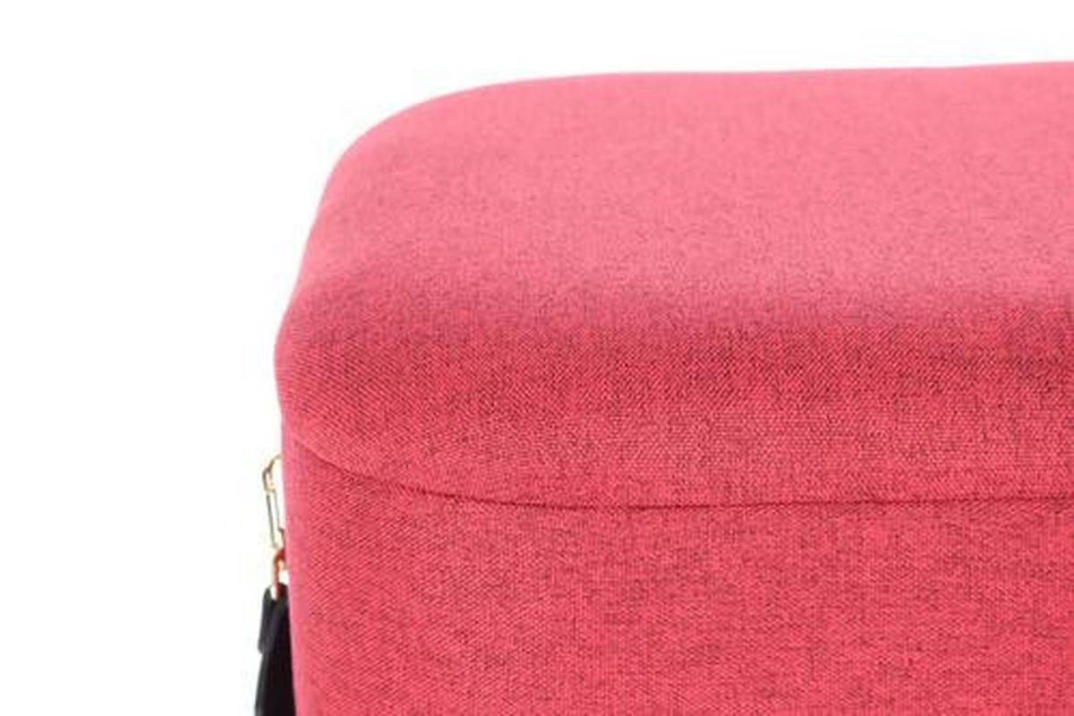 SADA TABURETŮ,  - černá/červená, Basics, textil/plast (29,5+35,5cm)