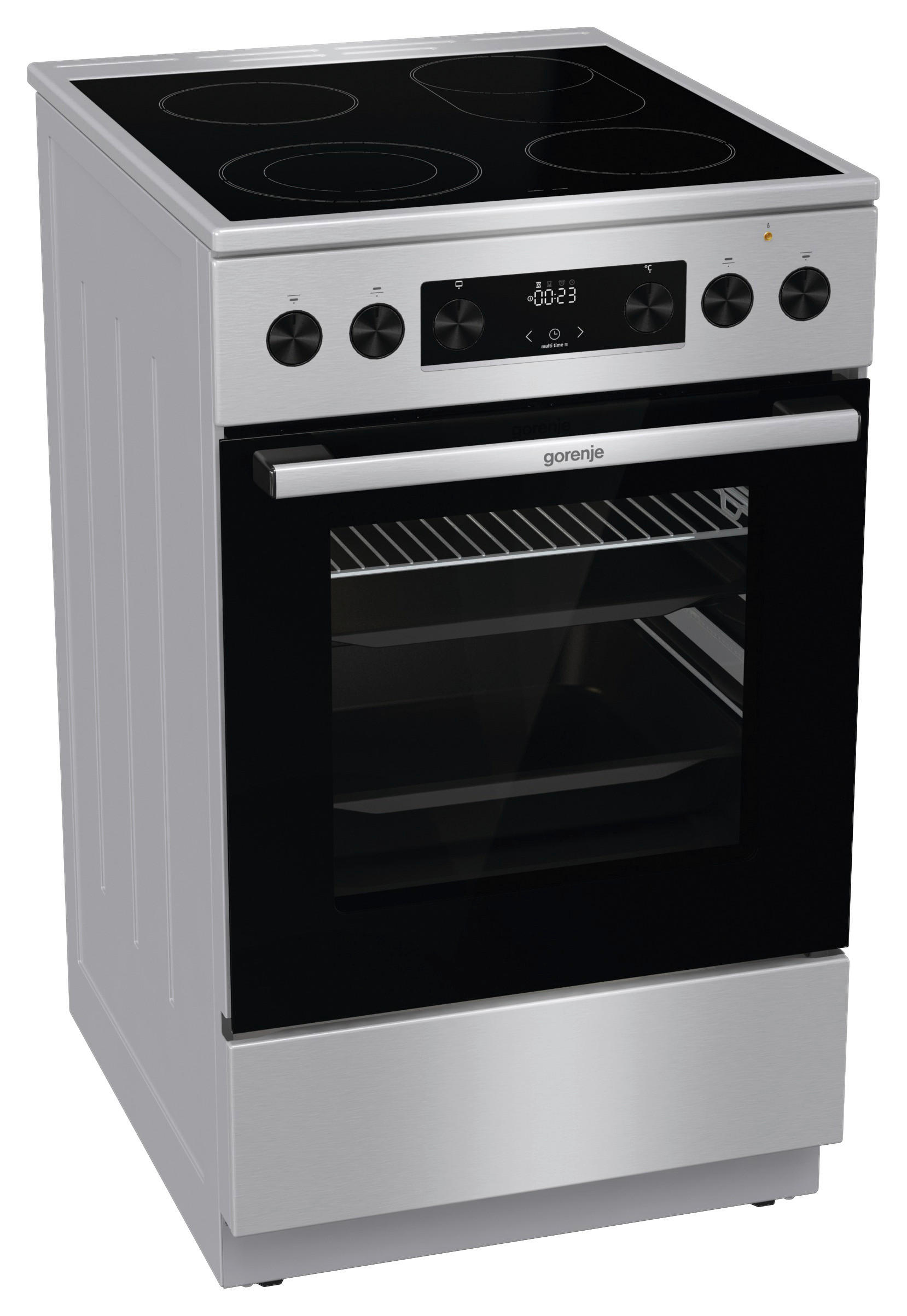 HERD GECS5C70XPA  - Edelstahlfarben, Trend, Glas/Metall (50/85/59,4cm) - Gorenje