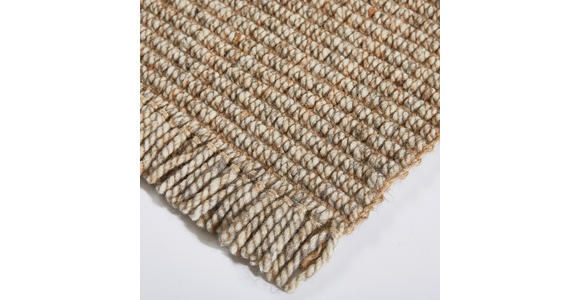 HANDWEBTEPPICH 160/230 cm Naturfarben, Beige  - Beige/Naturfarben, Design, Textil (160/230cm) - Linea Natura