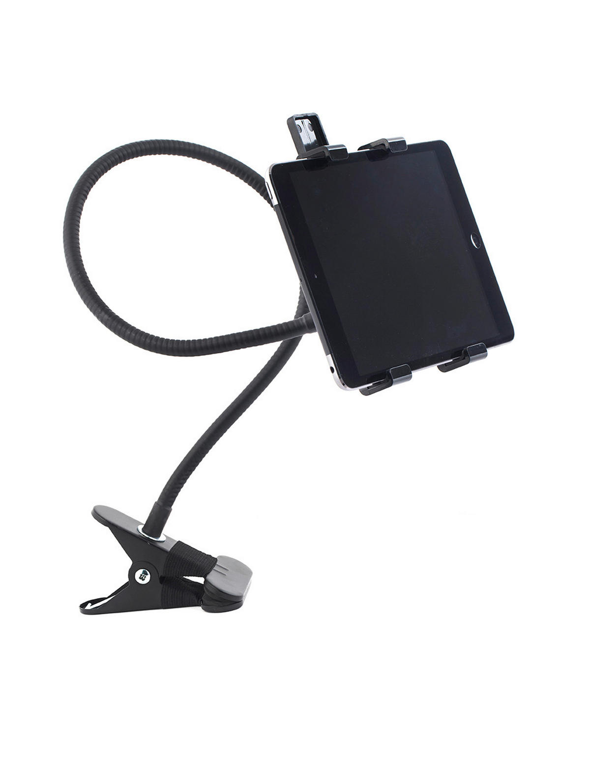 DRŽÁK NA TABLET - černá, Konvenční, kov/plast (80/16,5/11,5cm) - Kikkerland