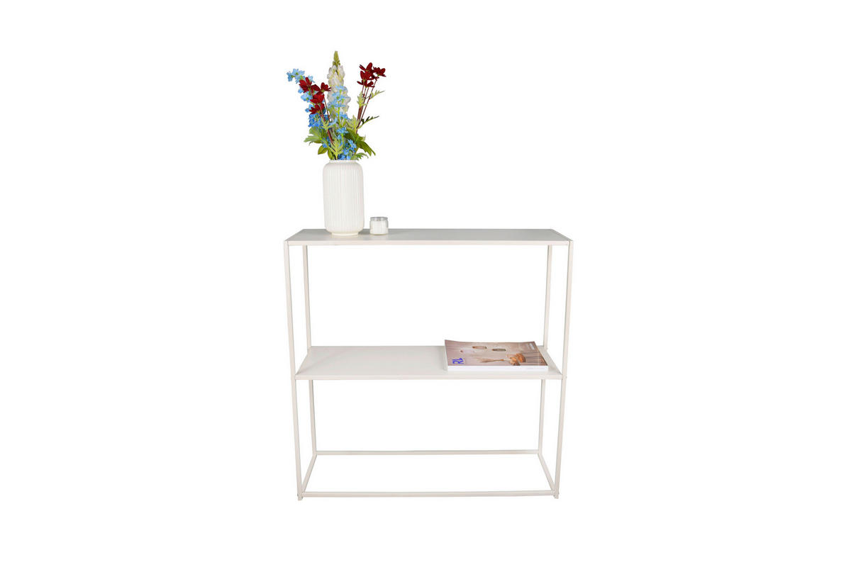 KONSOLENTISCH Sandfarben  - Sandfarben, Design, Metall (80/27/80cm) - Boxxx