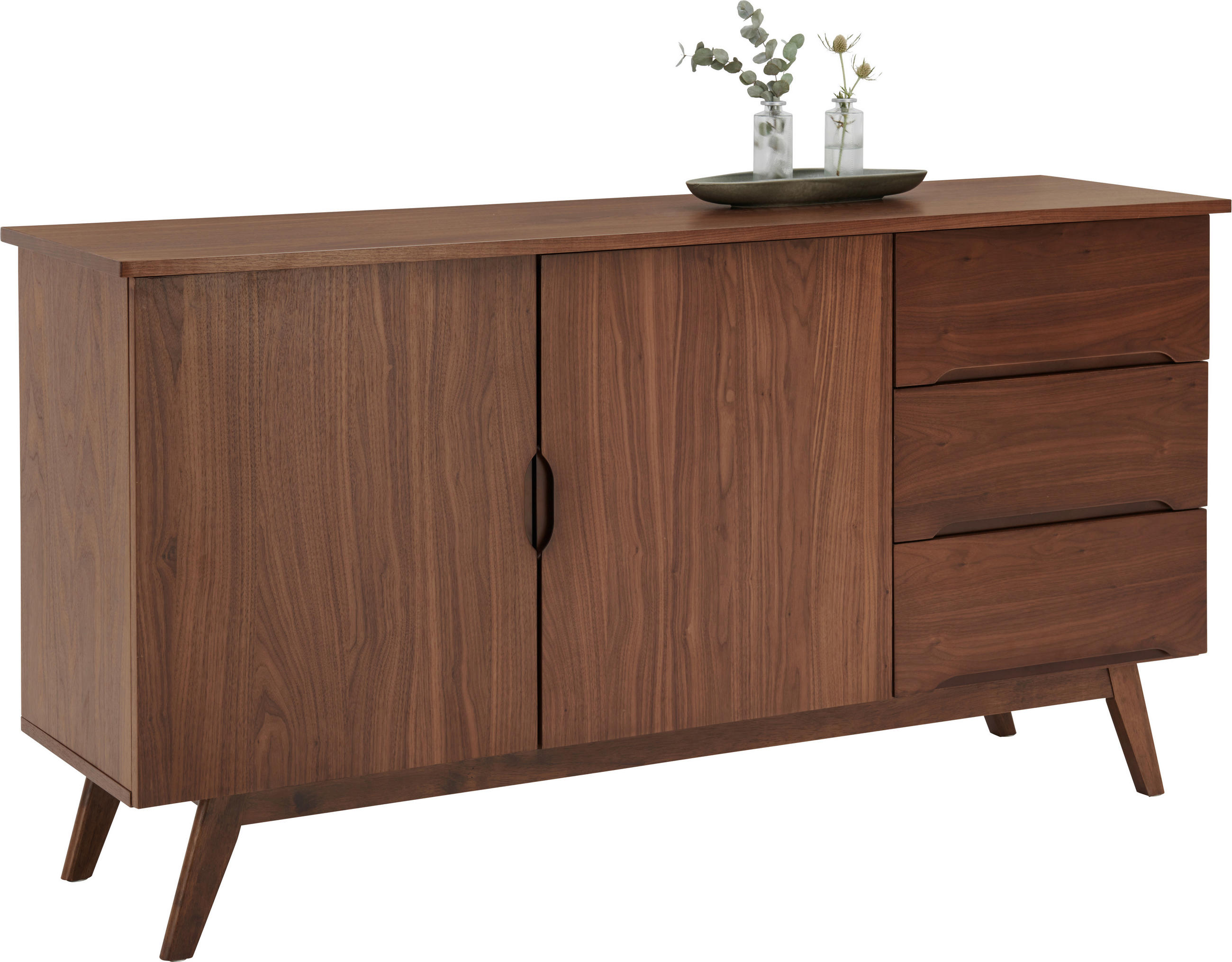 SIDEBOARD  in 160/81/44 cm  - Walnussfarben, LIFESTYLE, Holz (160/81/44cm) - Livetastic
