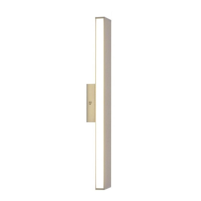 LED-WANDLEUCHTE 60/7/5 cm   - Chromfarben/Alufarben, Design, Kunststoff/Metall (60/7/5cm) - Näve