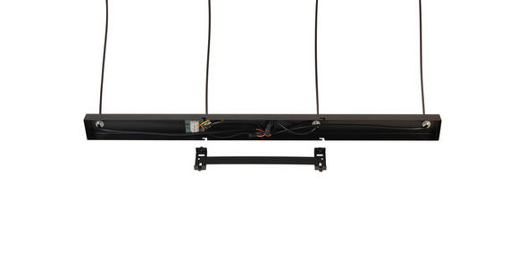 HÄNGELEUCHTE 80,5/10/150 cm - Graubraun, Trend, Glas/Metall (80,5/10/150cm) - Novel