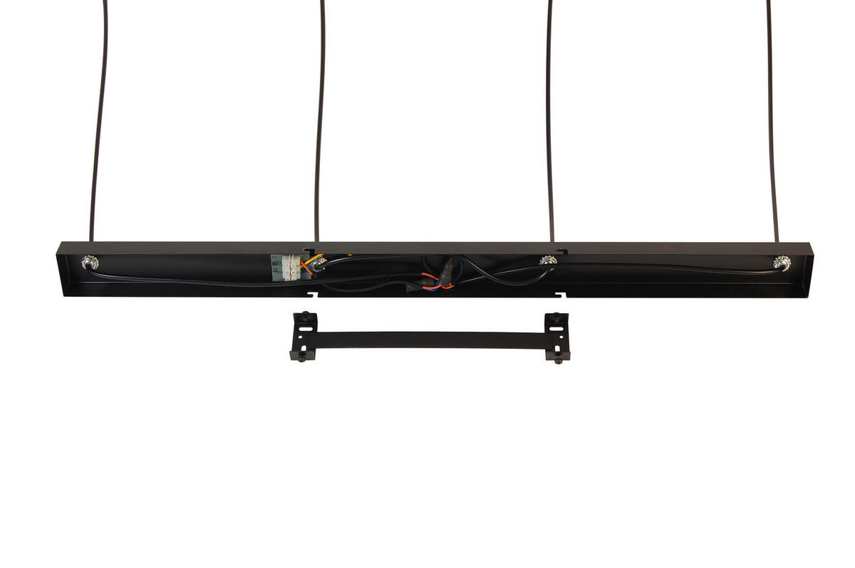 HÄNGELEUCHTE 80,5/10/150 cm    - Graubraun, Trend, Glas/Metall (80,5/10/150cm) - Novel