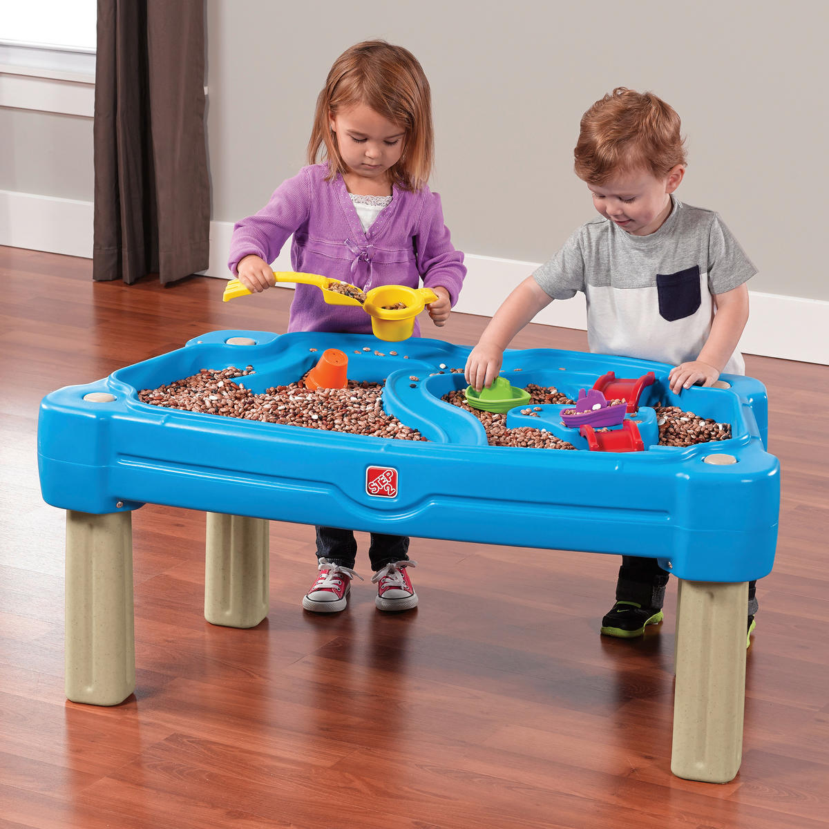 SAND- UND WASSERTISCH 850900 Kunststoff Blau, Grün  - Blau/Grün, MODERN, Kunststoff (108/58,5/61cm) - Ambia Garden