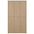 SCHUHSCHRANK 109,2/191,9/34,9 cm  - Eichefarben/Grau, MODERN, Holzwerkstoff/Kunststoff (109,2/191,9/34,9cm) - Carryhome