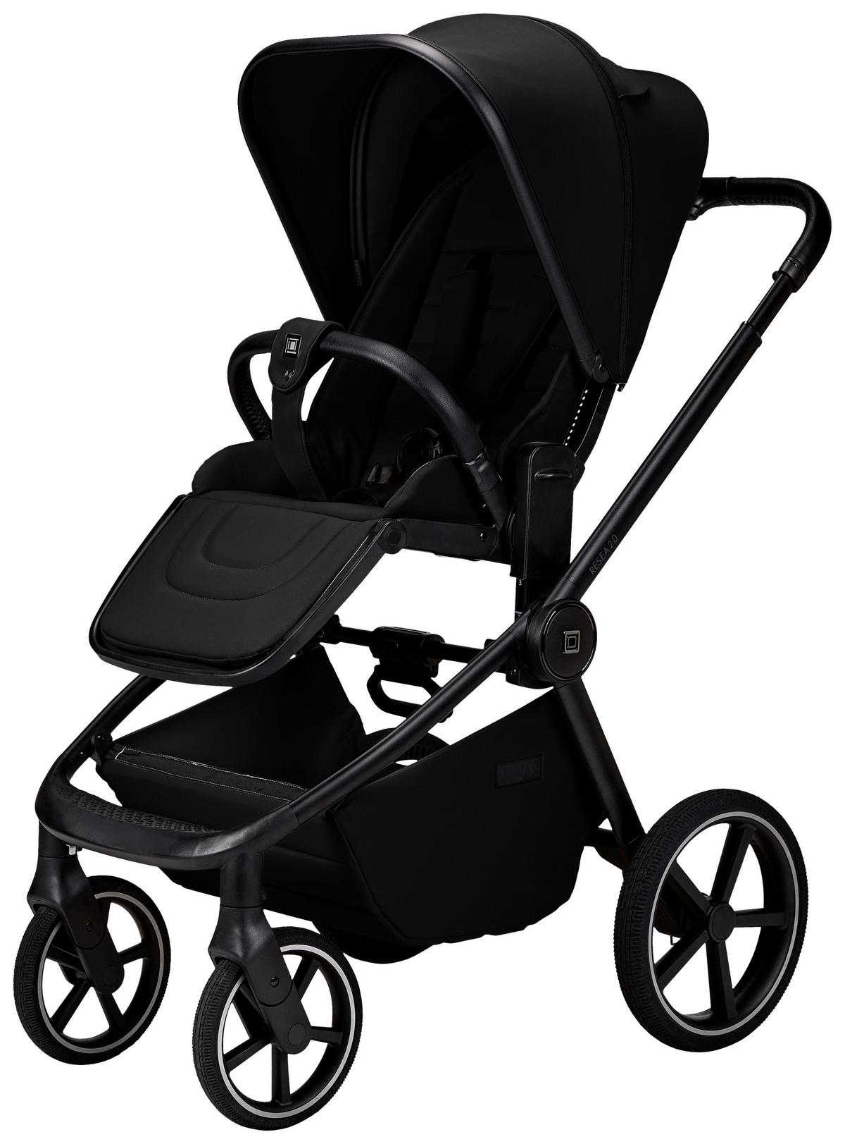 KOMBIKINDERWAGEN  Resea 2.0  Onyx  - Schwarz, Basics, Textil (96/57/114cm) - Moon