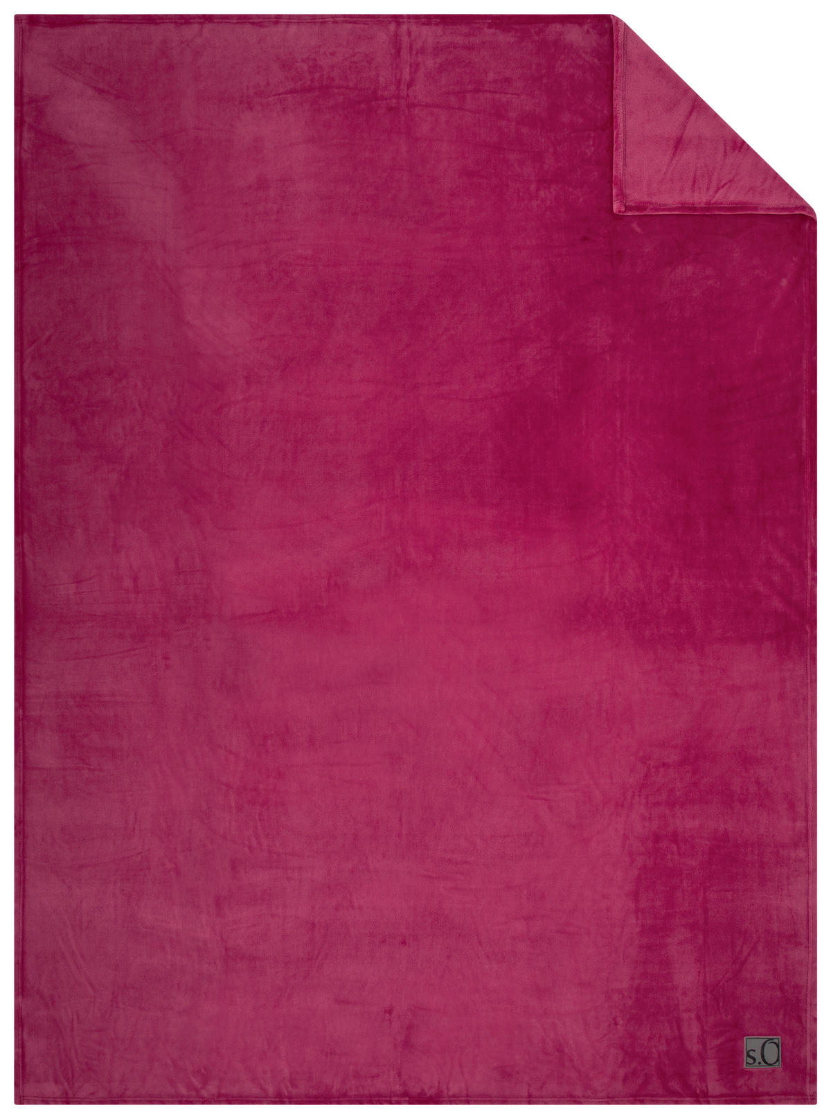 DEKA 150/200 cm  UNI  - Magenta, Basics, tekstil (150/200cm) - S. Oliver