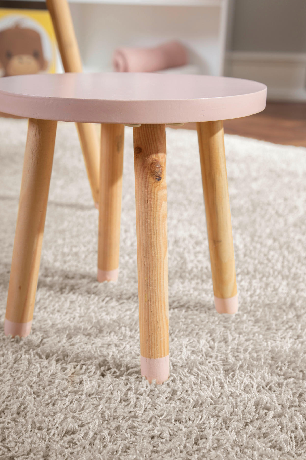 KINDERSITZGRUPPE Anouk Rosa  - Rosa, KONVENTIONELL, Holz/Holzwerkstoff