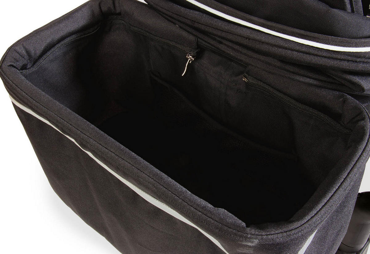 BOLLERWAGEN Cubi Schwarz 120/65/105 cm  - Schwarz, Basics, Kunststoff/Textil (120/65/105cm) - Pinolino