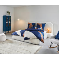 ČALÚNENÁ POSTEĽ, 140/200 cm biela - biela, Modern, drevo/kompozitné drevo (140/200cm) - MID.YOU