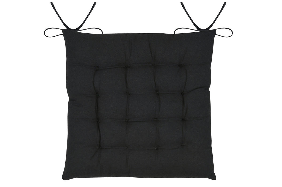 JASTUK ZA STOLICU antracit  - antracit, Konvencionalno, tekstil (38/38cm)