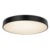 LED-DECKENLEUCHTE Wiss 60/10,5 cm   - Schwarz/Weiß, Basics, Kunststoff/Metall (60/10,5cm) - Globo