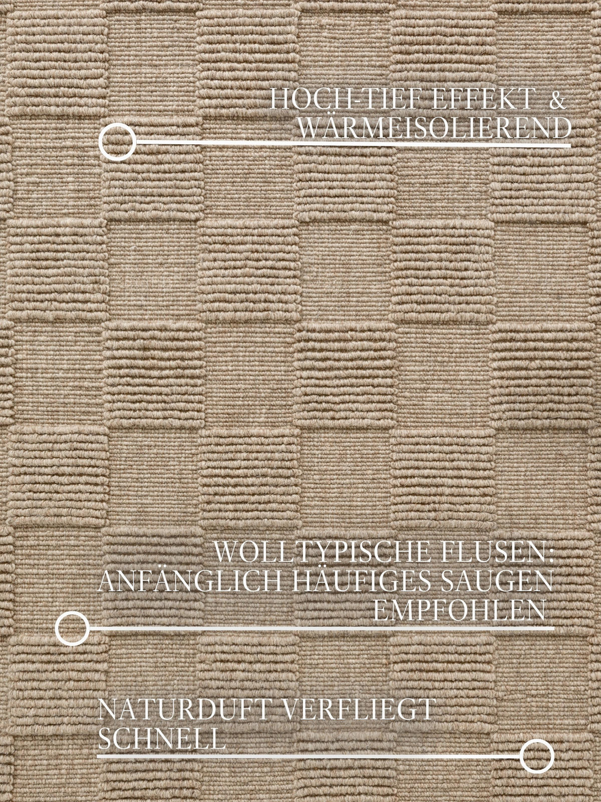 WEBTEPPICH  Wohnzimmer 120/170 cm Kollektion 1766 Hellbraun rechteckig  - Hellbraun, Basics, Textil (120/170cm) - Villeroy & Boch