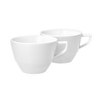 TASSENSET Single Cornflower 2-teilig  - Weiß, Design, Keramik (9,3/6,5cm) - Joop!