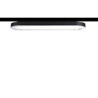 SCHIENENSYSTEM-STABLEUCHTE URail 38/3,5/11 cm   - Chromfarben/Schwarz, Design, Kunststoff/Metall (38/3,5/11cm) - Paulmann
