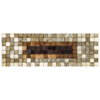 FALI DEKORÁCIÓ - barna/többszínű, Design, műanyag/fa (180/55/8,5cm) - Monee