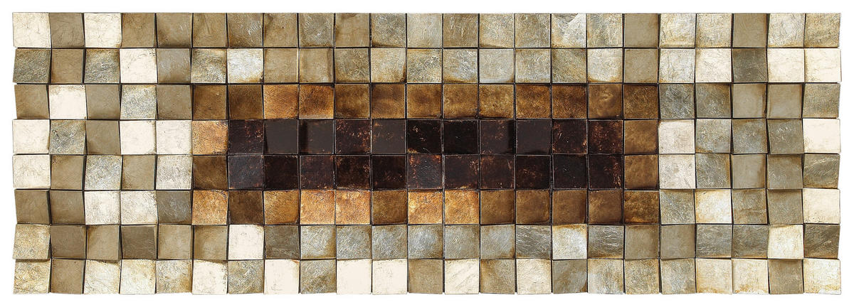 FALI DEKORÁCIÓ - barna/többszínű, Design, műanyag/fa (180/55/8,5cm) - Monee