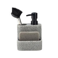 REINIGUNGSBÜRSTENSET Life Style  - Grau, Basics, Kunststoff (19,1/13,8/10,4cm) - Justinus