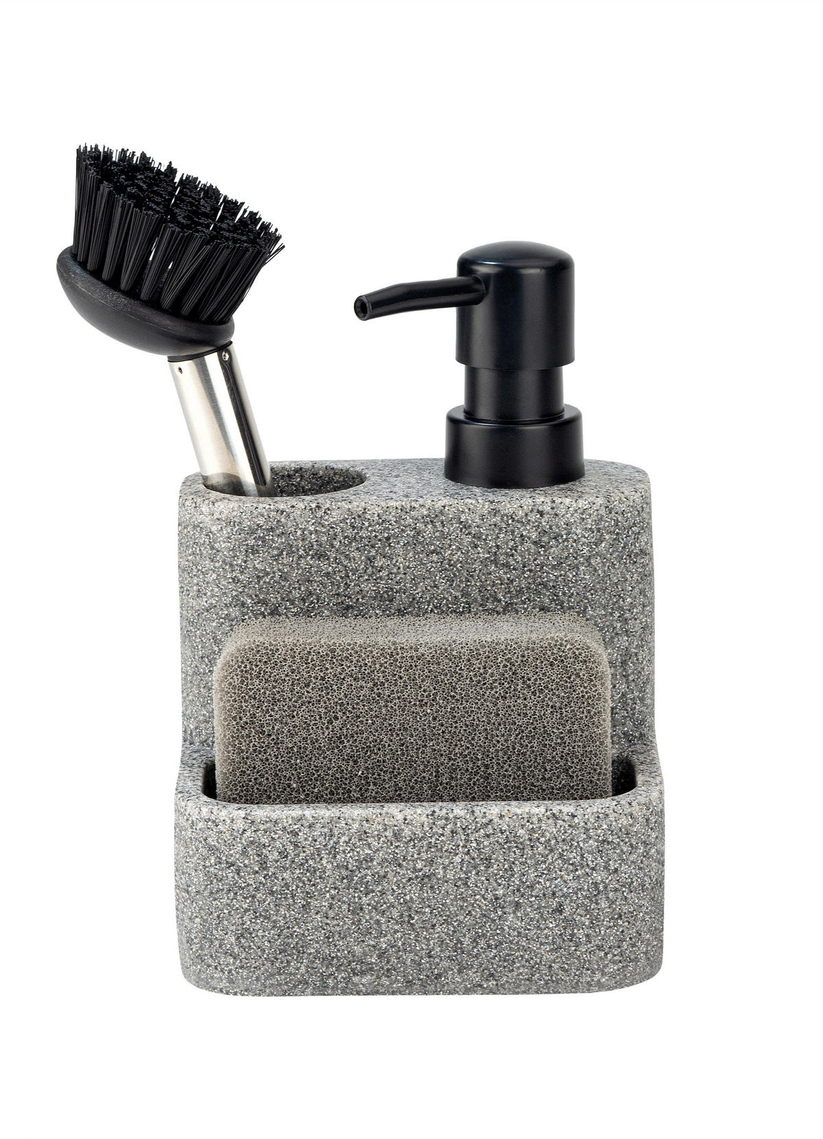 REINIGUNGSBÜRSTENSET Life Style  - Grau, Basics, Kunststoff (19,1/13,8/10,4cm) - Justinus