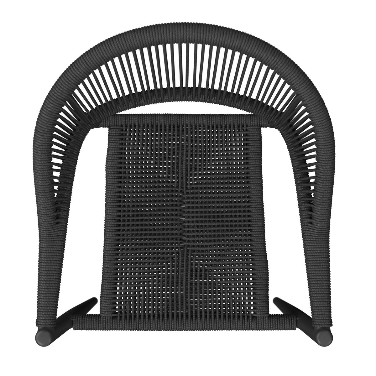 STAPELSESSEL Aluminium Anthrazit  - Anthrazit, KONVENTIONELL, Kunststoff/Metall (55/78/59.5cm) - Ambia Garden