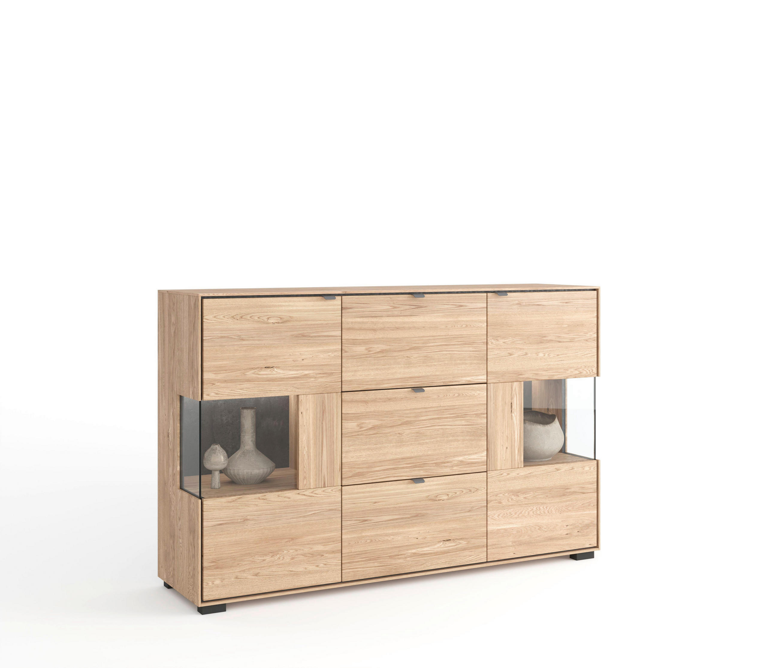HIGHBOARD  in 153,2/93,8/40,8 cm  - Eichefarben, Design, Holz/Holzwerkstoff (153,2/93,8/40,8cm) - Livetastic