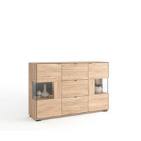 HIGHBOARD  in 153,2/93,8/40,8 cm  - Eichefarben, Design, Holz/Holzwerkstoff (153,2/93,8/40,8cm) - Livetastic