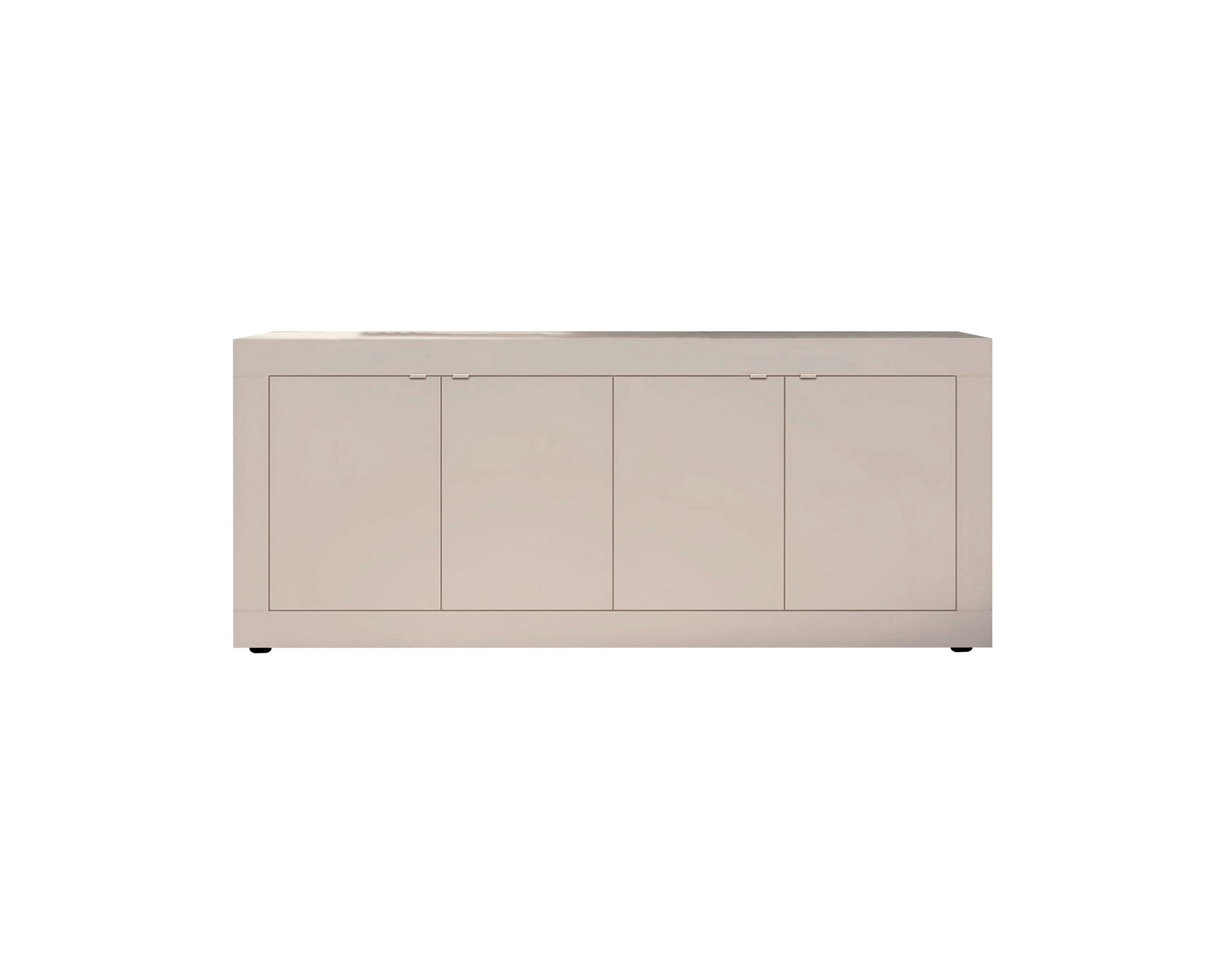 SIDEBOARD  207/86/43 cm  - Kaschmir/Schwarz, Design, Holzwerkstoff/Kunststoff (207/86/43cm) - MID.YOU
