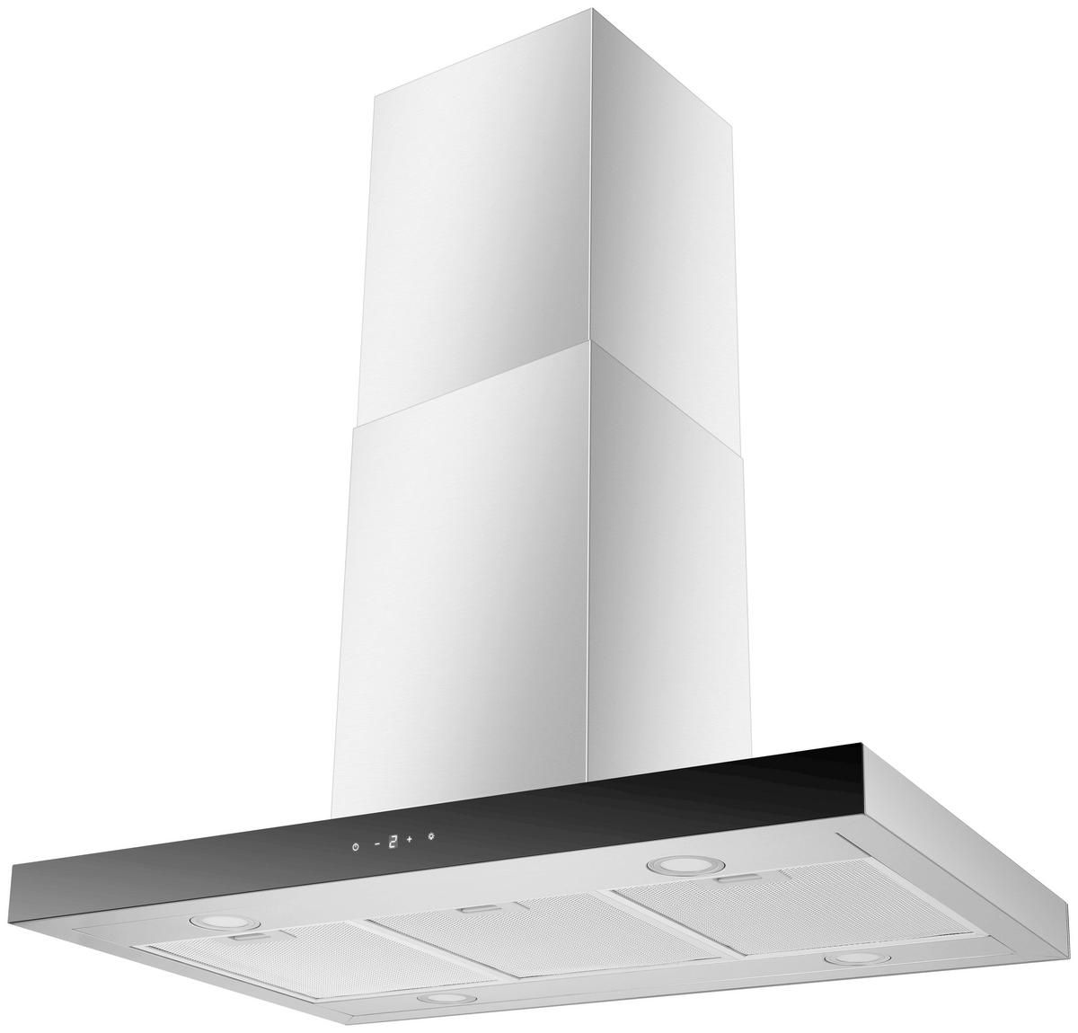 DUNSTABZUGSHAUBE CH44199IX-21  - Edelstahlfarben, Trend, Glas/Metall (89,5/65/60cm) - Respekta