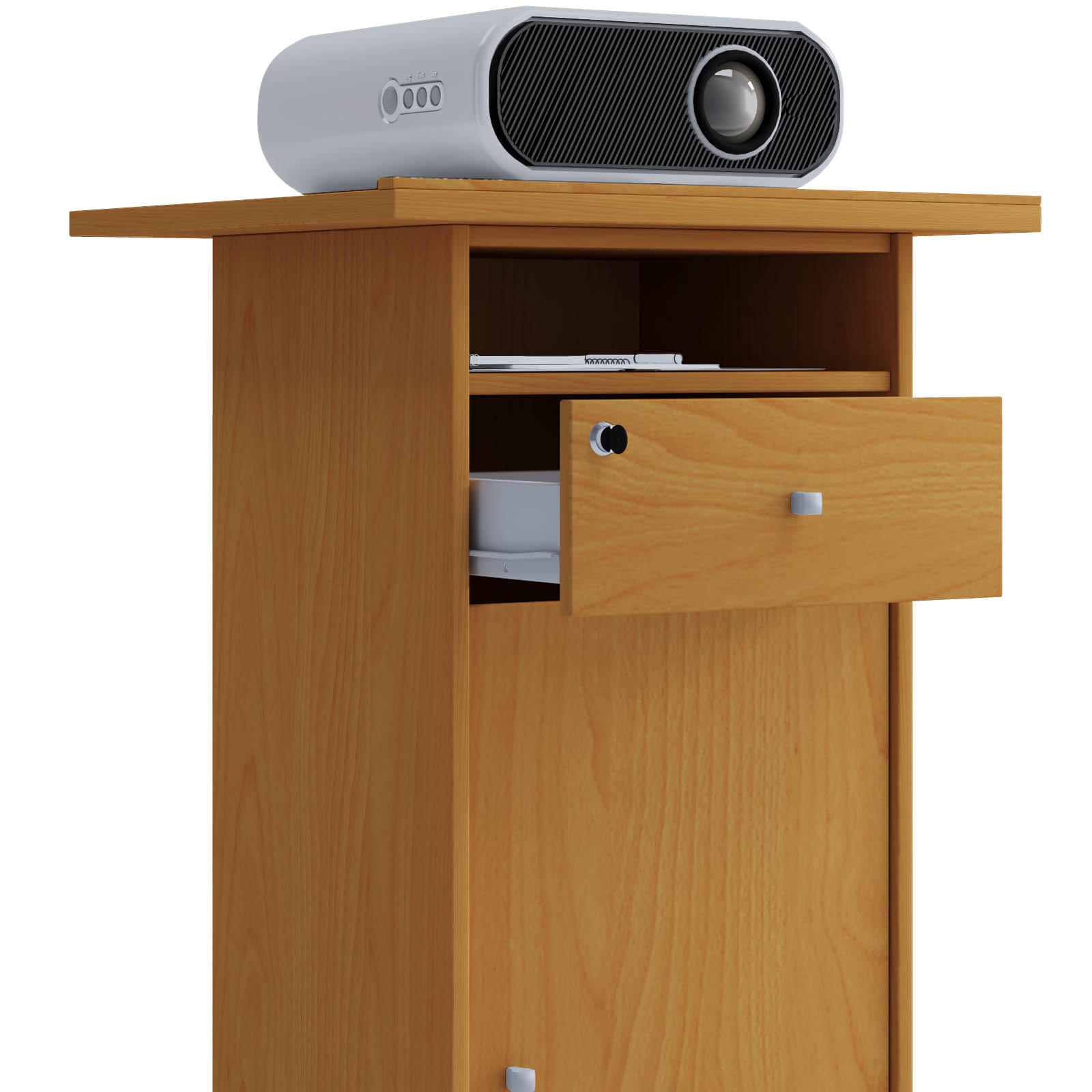 STEHTISCH - Buchefarben, MODERN, Holzwerkstoff (60/50/108,3cm) - MID.YOU