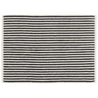 BADEMATTE Schwarz, Ecru 50/70 cm  - Ecru/Schwarz, KONVENTIONELL, Textil (50/70cm) - Dieter Knoll