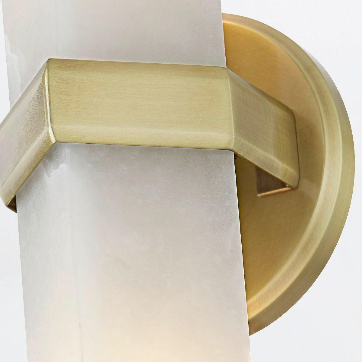 WANDLEUCHTE Alora   - Messingfarben, KONVENTIONELL, Glas/Metall (38,1/9,1/10,5cm) - Elstead Lighting