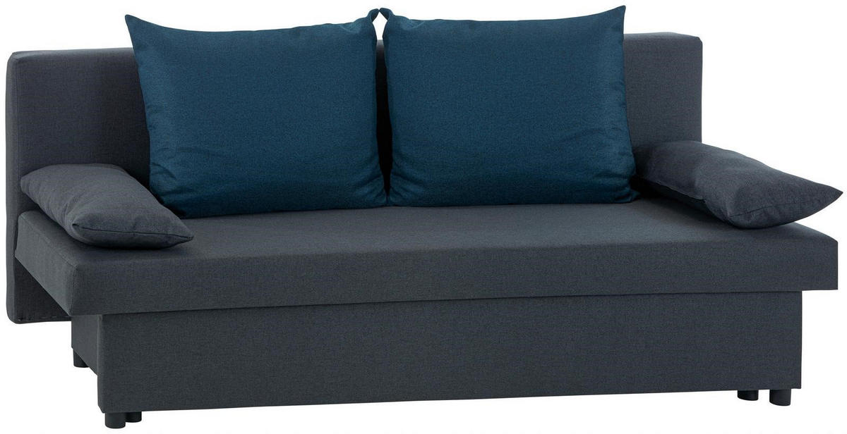 SOFA LEŽAJ  - crna, Dizajnerski, tekstil/plastika (192/82/82cm) - Ti'me