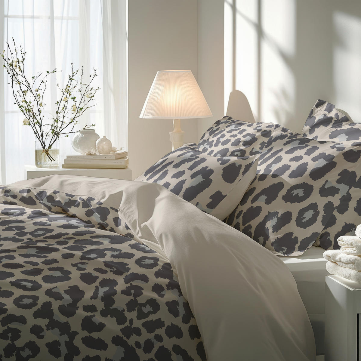 BETTWÄSCHE Renforcé 140/200 cm  - Beige, Design, Textil (140/200cm) - Florella