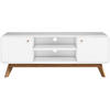 LOWBOARD Cassie  in 140/53/39 cm  - Eichefarben/Weiß, Design, Holz/Holzwerkstoff (140/53/39cm) - MID.YOU
