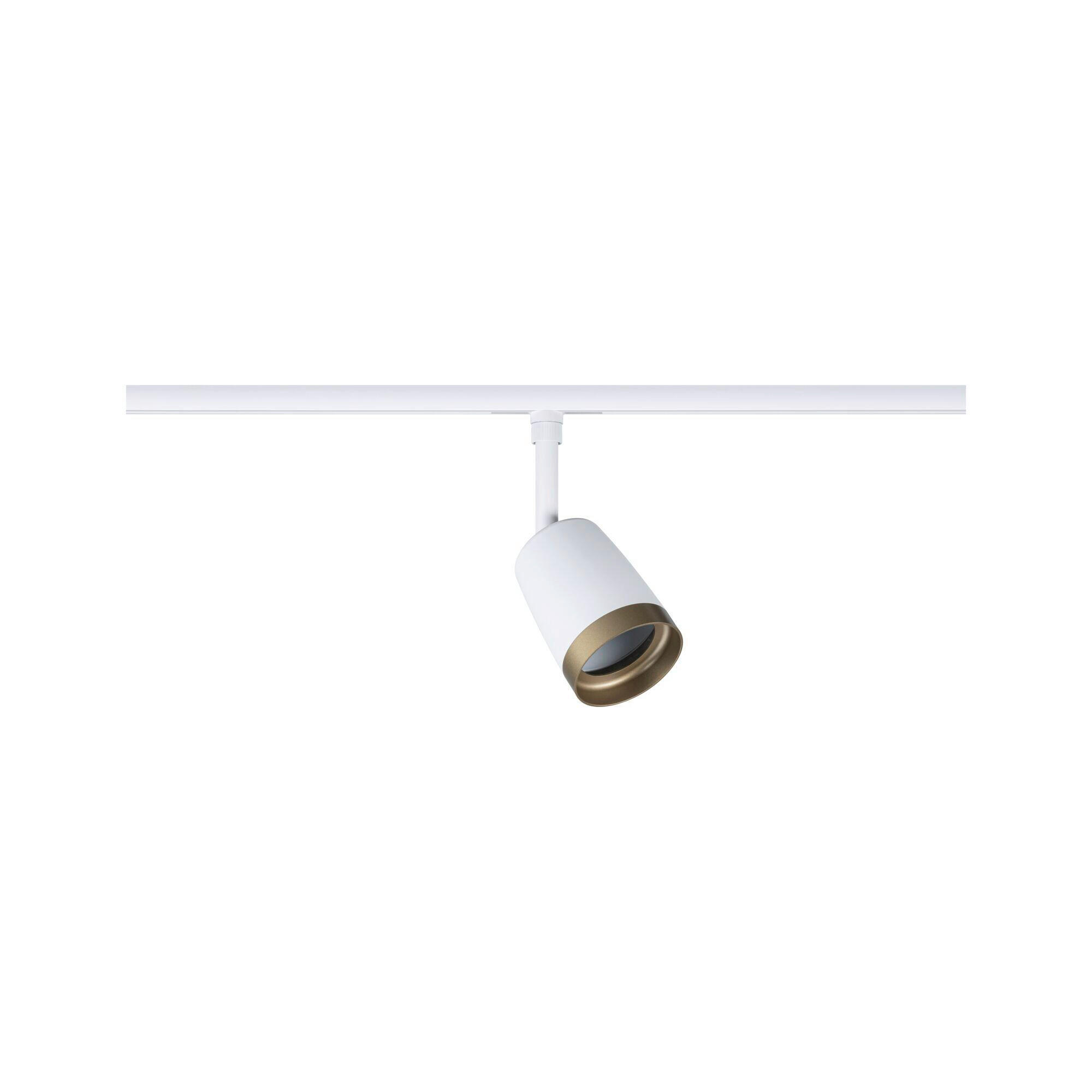 SCHIENENSYSTEM-STRAHLER 6,5/19,3 cm   - Weiß, Design, Metall (6,5/19,3cm) - Paulmann